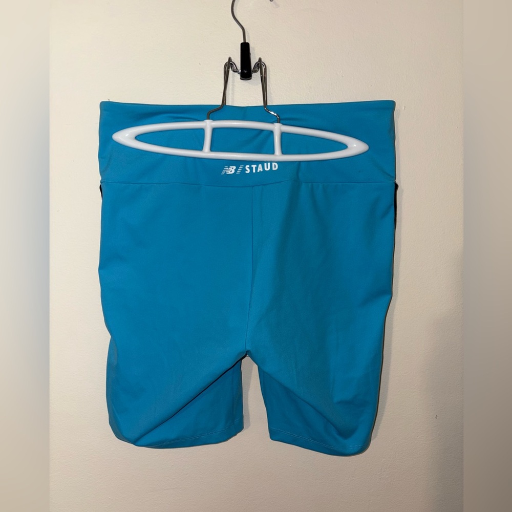 New Balance x Staud Biker Shorts Size Medium - Picture 2 of 10